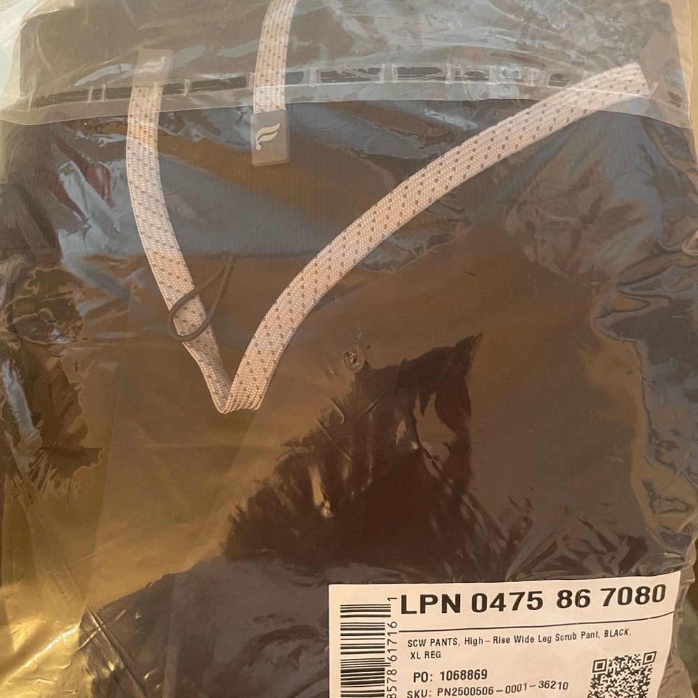 Fabletics Black High-Rise Wide Leg Pants XL